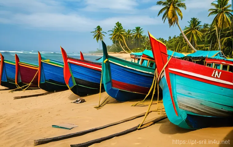 스리랑카 어촌 마을 갈레 탐방 - Prompt 1: Authentic Daily Life in a Sri Lankan Fishing Village**